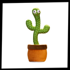Cactus en peluche qui danse, chante et répète les voix