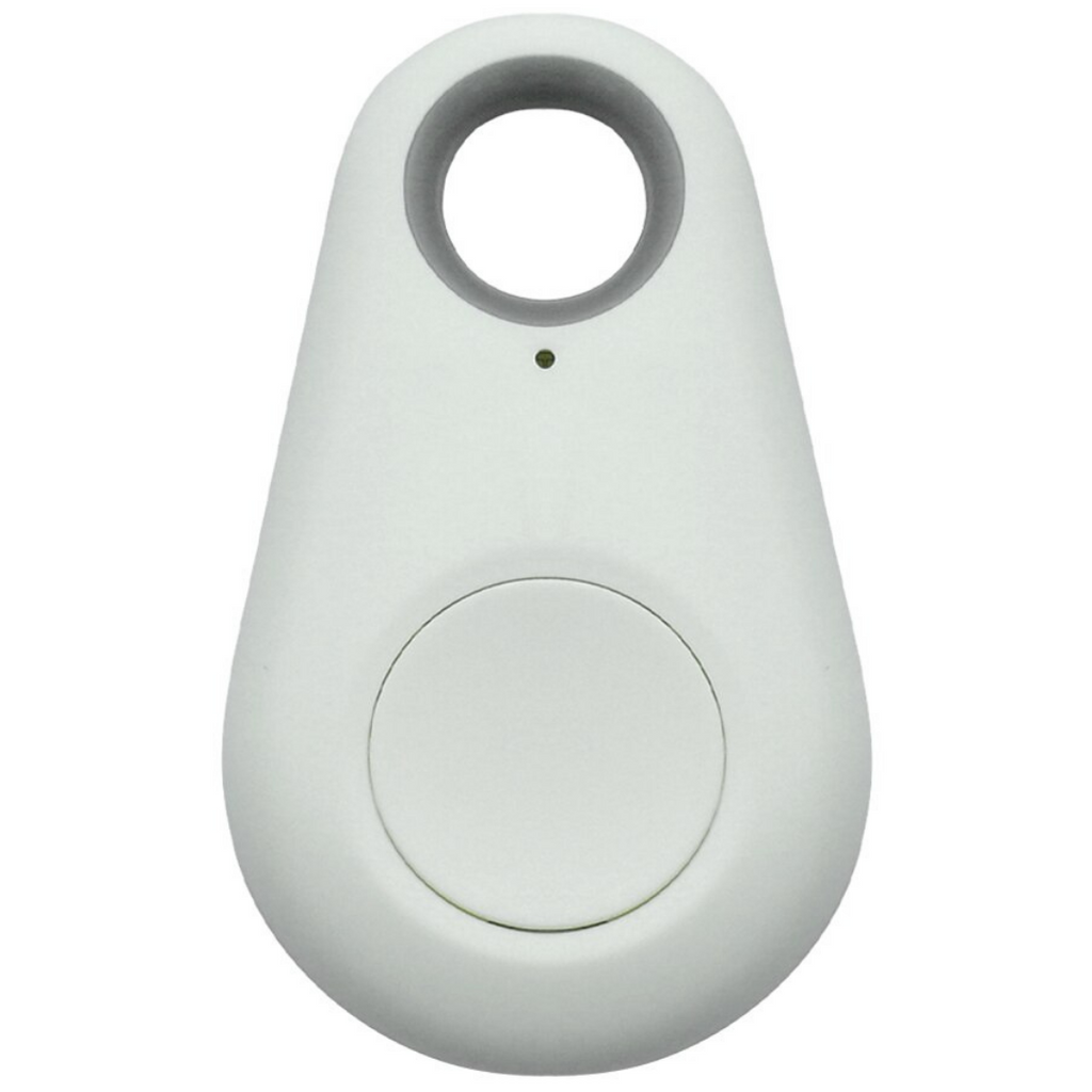 Traceur Bluetooth pour animaux à fixer au collier, cinq coloris, blanc