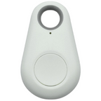 Traceur Bluetooth pour animaux à fixer au collier, cinq coloris, blanc