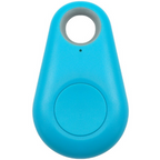 Traceur Bluetooth pour animaux à fixer au collier, cinq coloris, bleu
