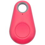 Traceur Bluetooth pour animaux à fixer au collier, cinq coloris, rose