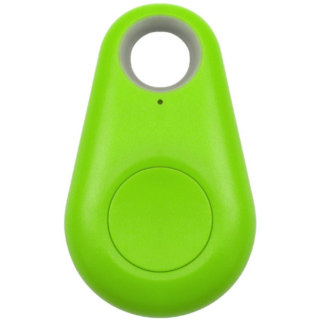 Traceur Bluetooth pour animaux à fixer au collier, cinq coloris, vert