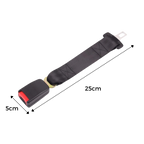 Rallonge universelle de ceinture de voiture, acier et polyester