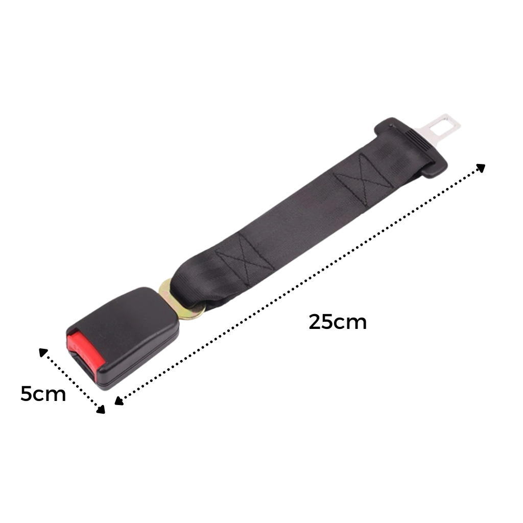Rallonge universelle de ceinture de voiture, acier et polyester