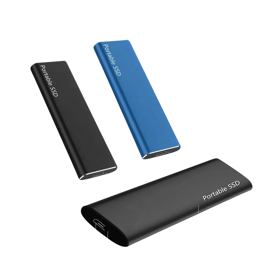 Disque dur externe USB-C 256 Go, compact, quatre coloris