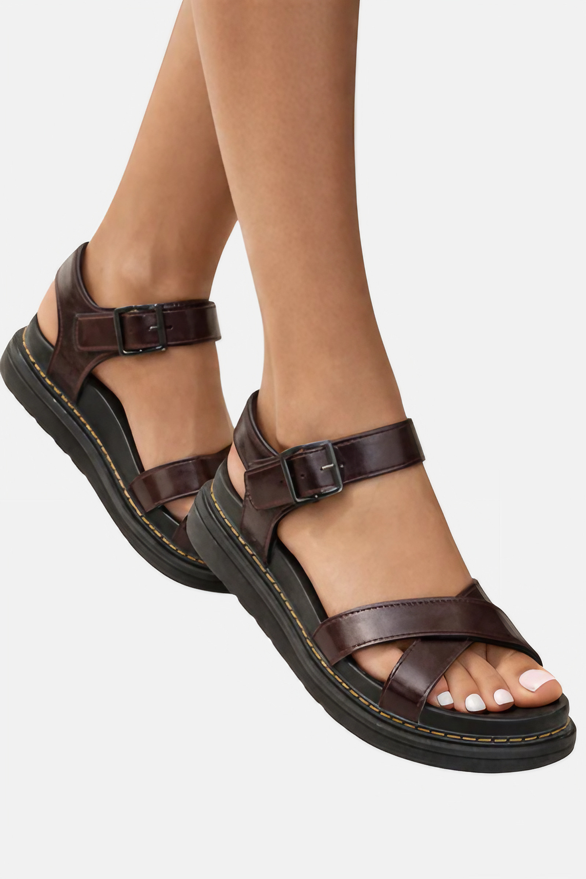Sandales orthopédiques sport femme à boucles réglables