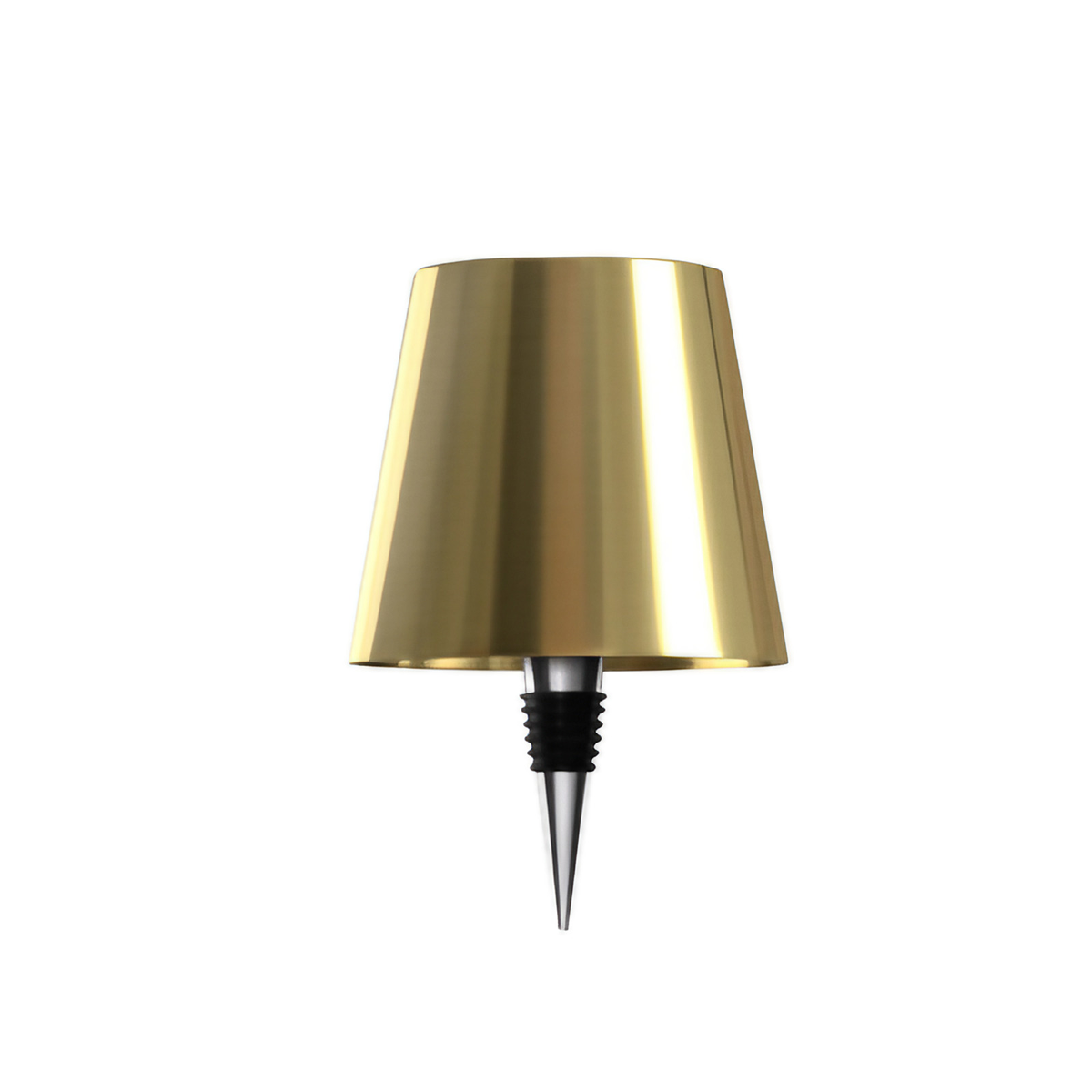 Lampe sans fil à poser sur une bouteille, rechargeable USB-C, doré
