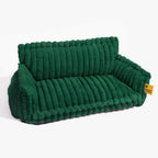 Lit orthopédique pour chien, housse lavable, quatre tailles, vert foncé