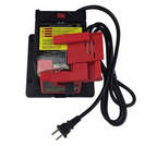 Aiguiseur électrique pour couteaux et ciseaux, angle 15 à 50°, rouge