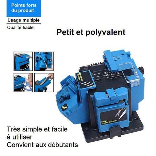 Aiguiseur électrique pour couteaux et ciseaux, angle 15 à 50°
