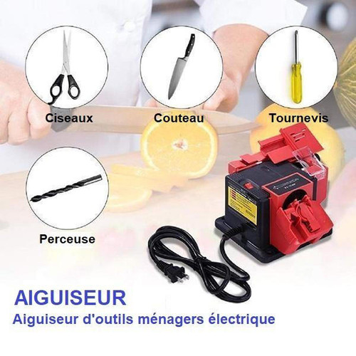 Aiguiseur électrique pour couteaux et ciseaux, angle 15 à 50°