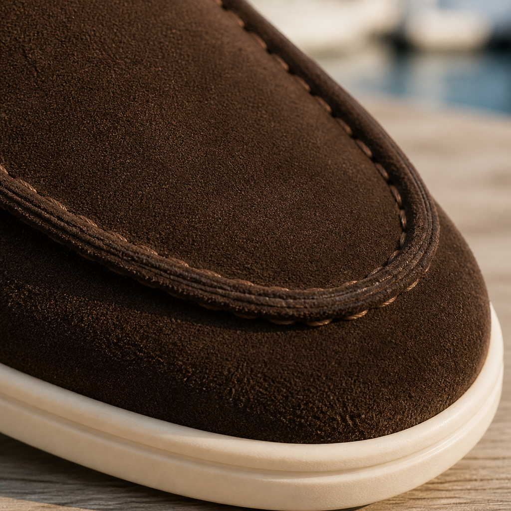 Mocassins homme bout rond, semelle légère antidérapante, 39 au 48
