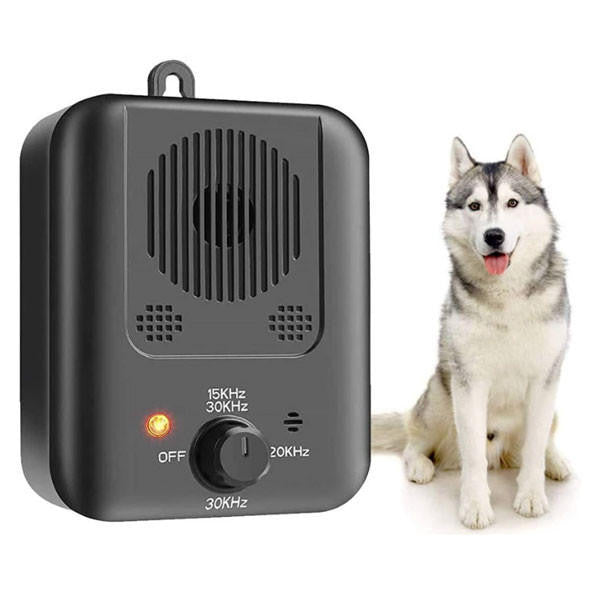Boîtier anti-aboiement à ultrasons pour chien, rechargeable