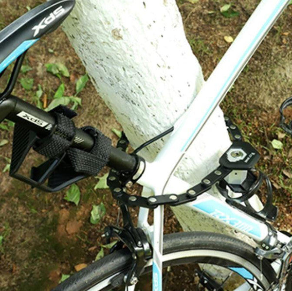 Antivol de vélo pliable à clé, format compact