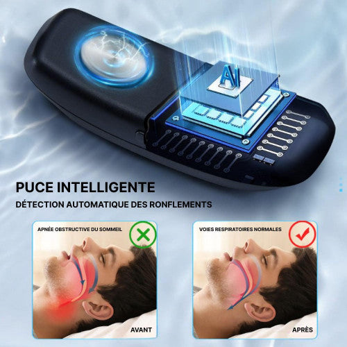 Dispositif de nuit léger à cordon doux, sans embout nasal