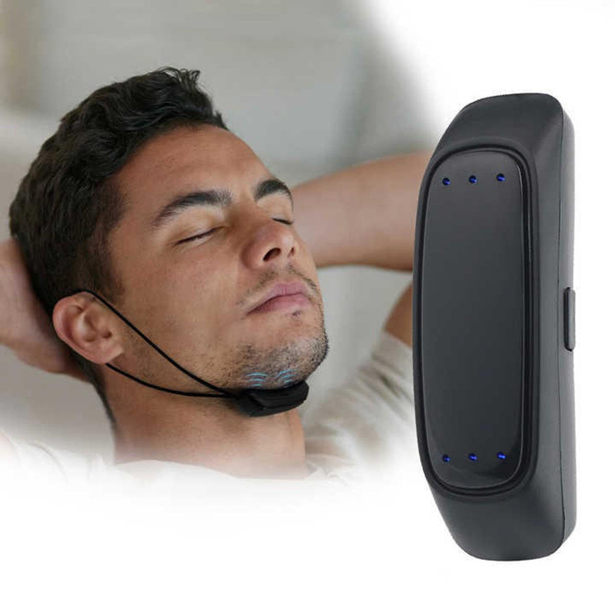 Dispositif de nuit léger à cordon doux, sans embout nasal