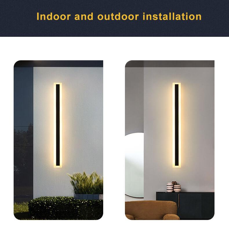 Applique extérieure LED linéaire, sept hauteurs de 30 à 240 cm