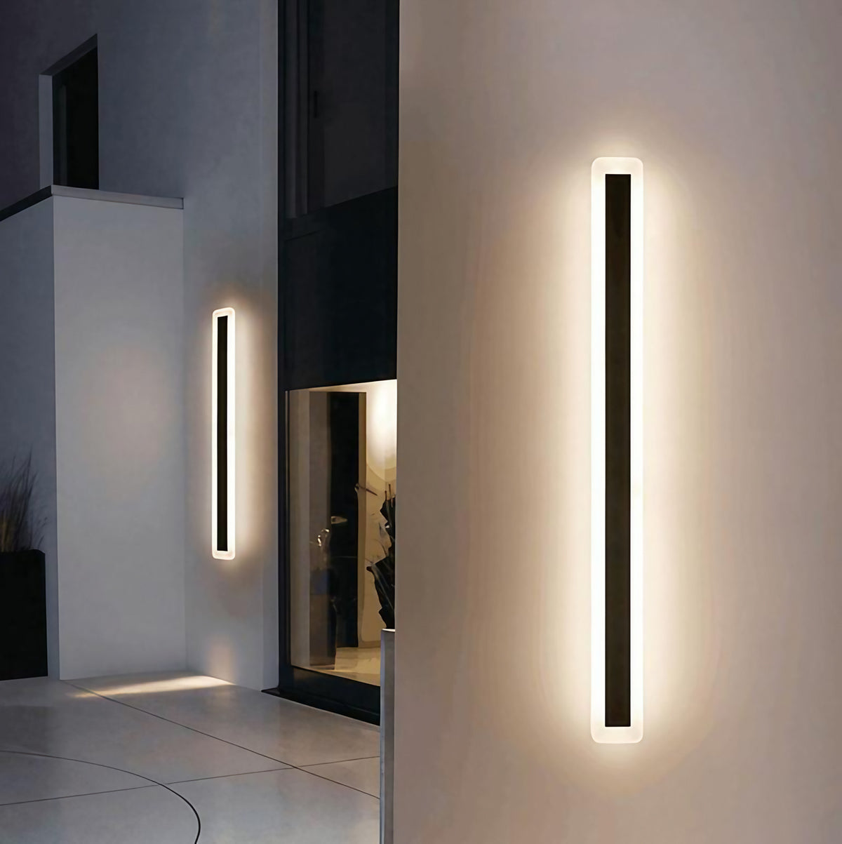 Applique extérieure LED linéaire, sept hauteurs de 30 à 240 cm