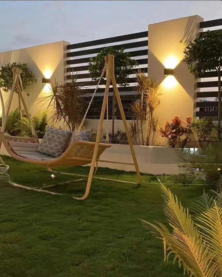 Applique extérieure cube LED IP65, éclairage haut et bas