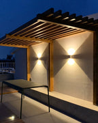 Applique extérieure cube LED IP65, éclairage haut et bas