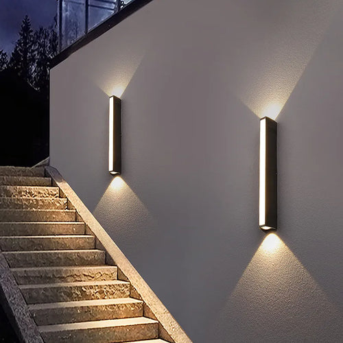 Applique extérieure LED en aluminium IP65, quatre longueurs