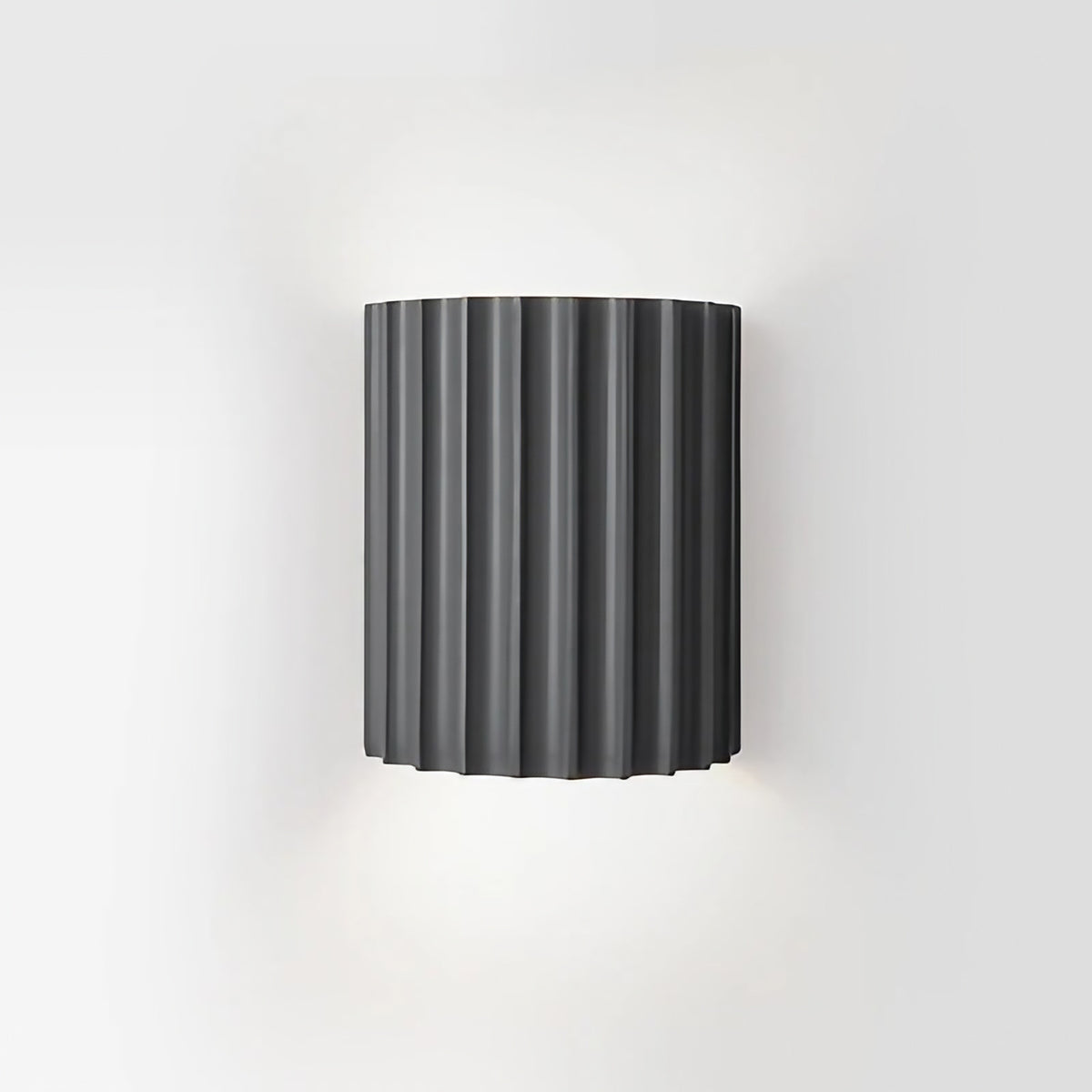 Applique murale LED en résine, quatre coloris, blanc chaud ou froid, gris