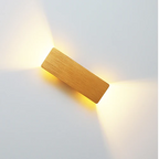 Applique murale LED éclairage haut et bas, aluminium, 6 W