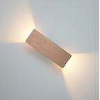 Applique murale LED éclairage haut et bas, aluminium, 6 W