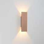 Applique murale LED éclairage haut et bas, aluminium, 6 W