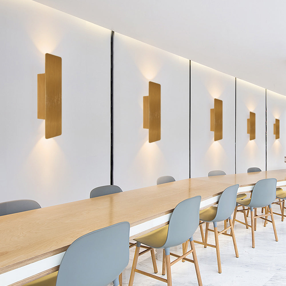 Applique murale LED éclairage haut et bas, aluminium, 6 W
