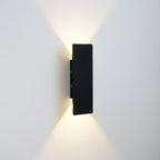 Applique murale LED éclairage haut et bas, aluminium, 6 W