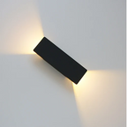 Applique murale LED éclairage haut et bas, aluminium, 6 W