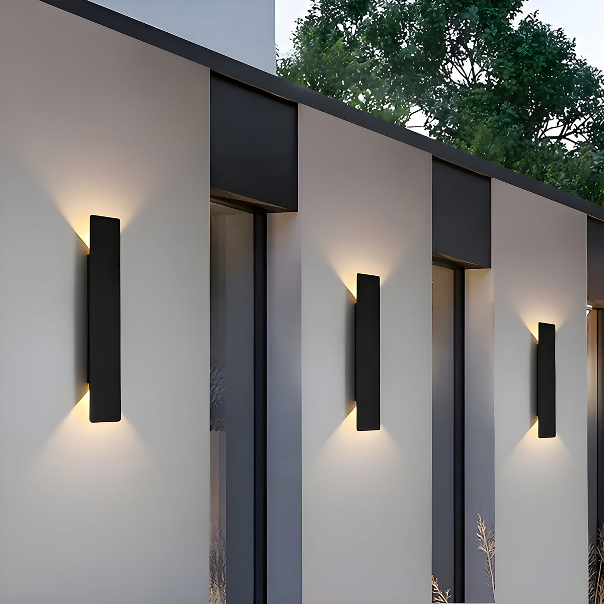 Applique extérieure LED en aluminium, 2 W, 6 W ou 18 W