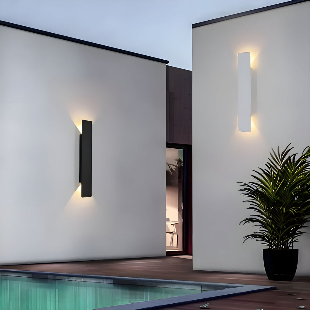 Applique extérieure LED en aluminium, 2 W, 6 W ou 18 W