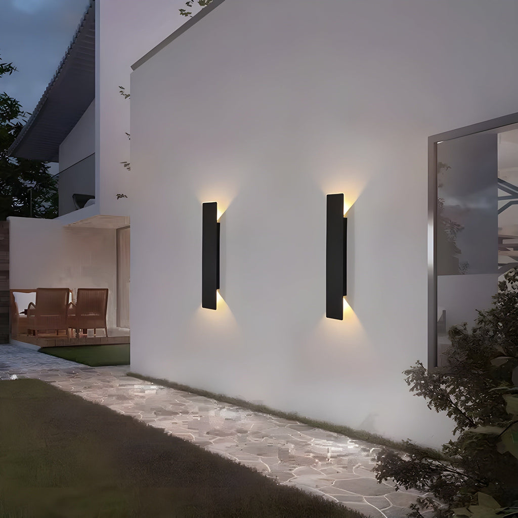 Applique extérieure LED en aluminium, 2 W, 6 W ou 18 W