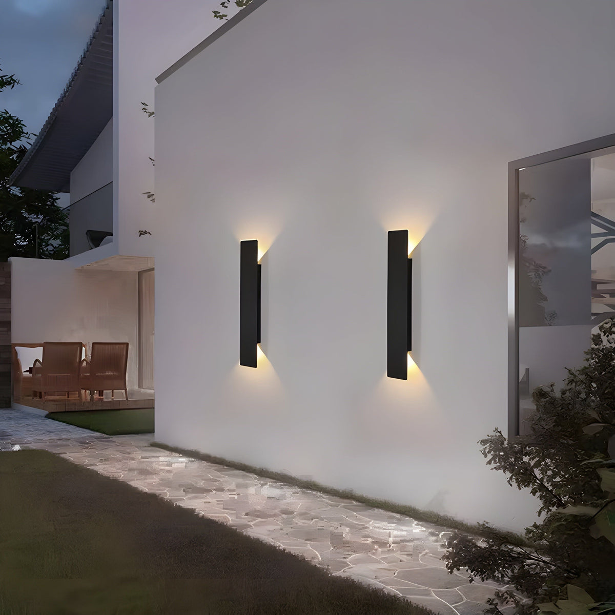 Applique extérieure LED en aluminium, 2 W, 6 W ou 18 W
