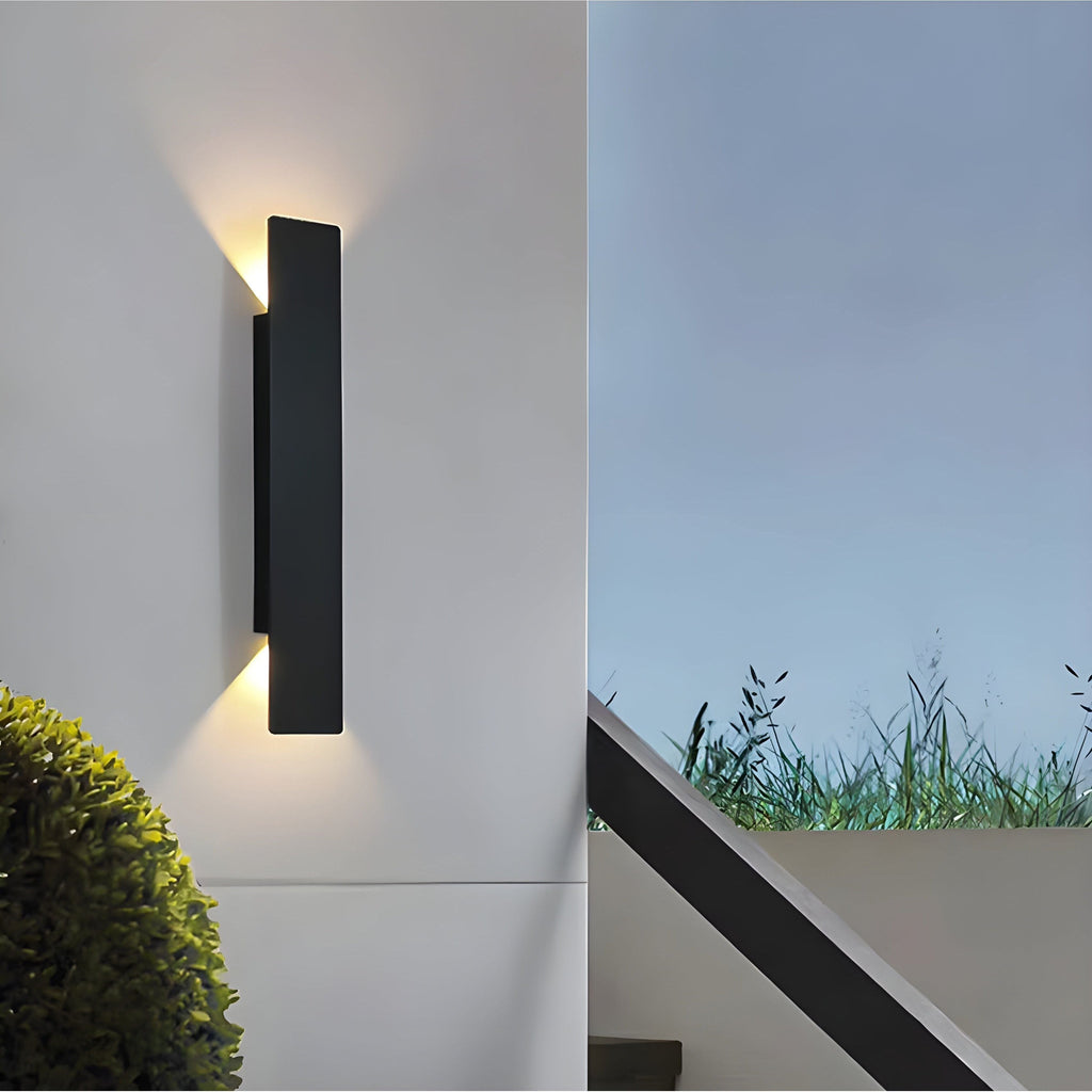 Applique extérieure LED en aluminium, 2 W, 6 W ou 18 W