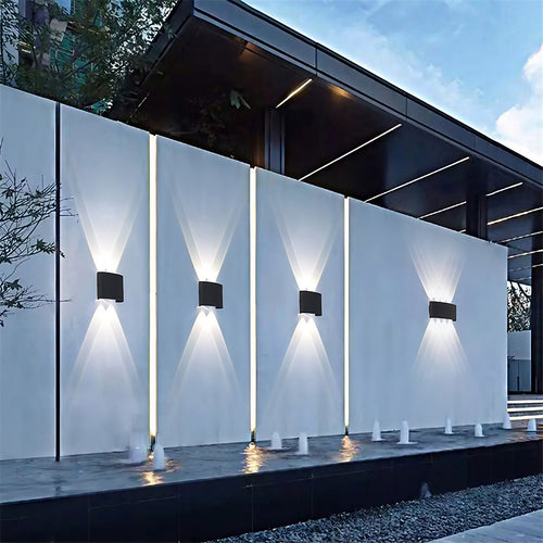 Applique murale LED extérieure en aluminium, étanche IP65