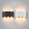 Applique murale LED extérieure en aluminium, étanche IP65, blanc