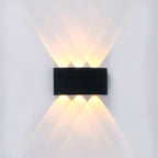 Applique murale LED extérieure en aluminium, étanche IP65