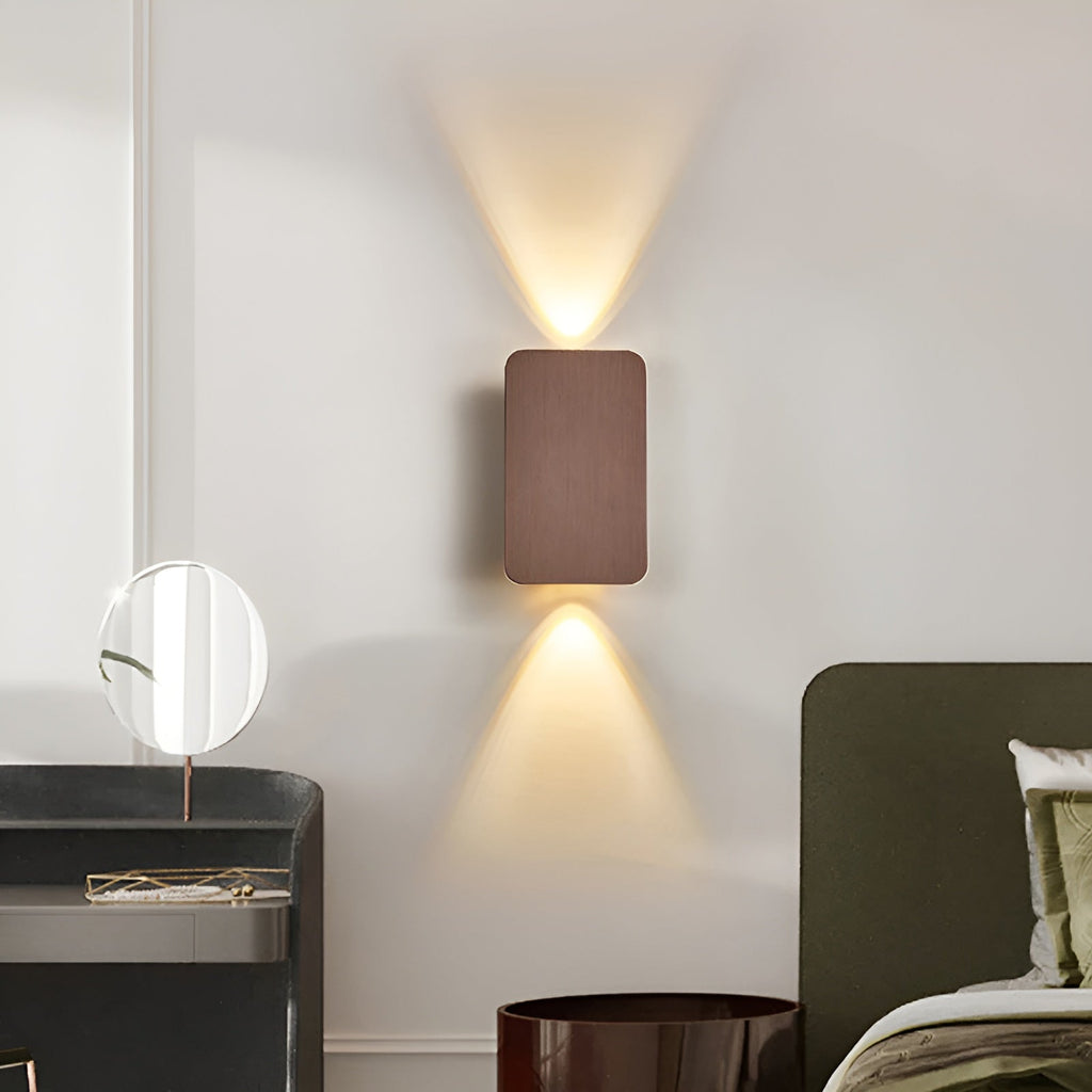 Applique murale LED minimaliste, 41 cm, noire, dorée ou grise