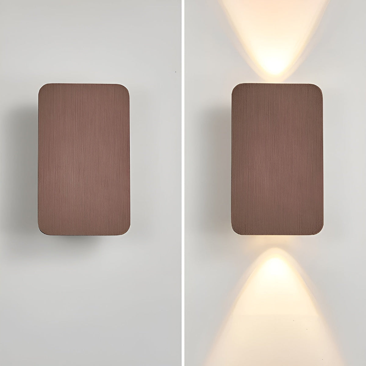 Applique murale LED minimaliste, 41 cm, noire, dorée ou grise