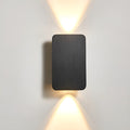 Applique murale LED minimaliste, 41 cm, noire, dorée ou grise, noir
