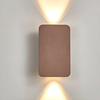 Applique murale LED minimaliste, 41 cm, noire, dorée ou grise