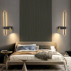 Applique liseuse murale LED en aluminium, trois teintes de lumière