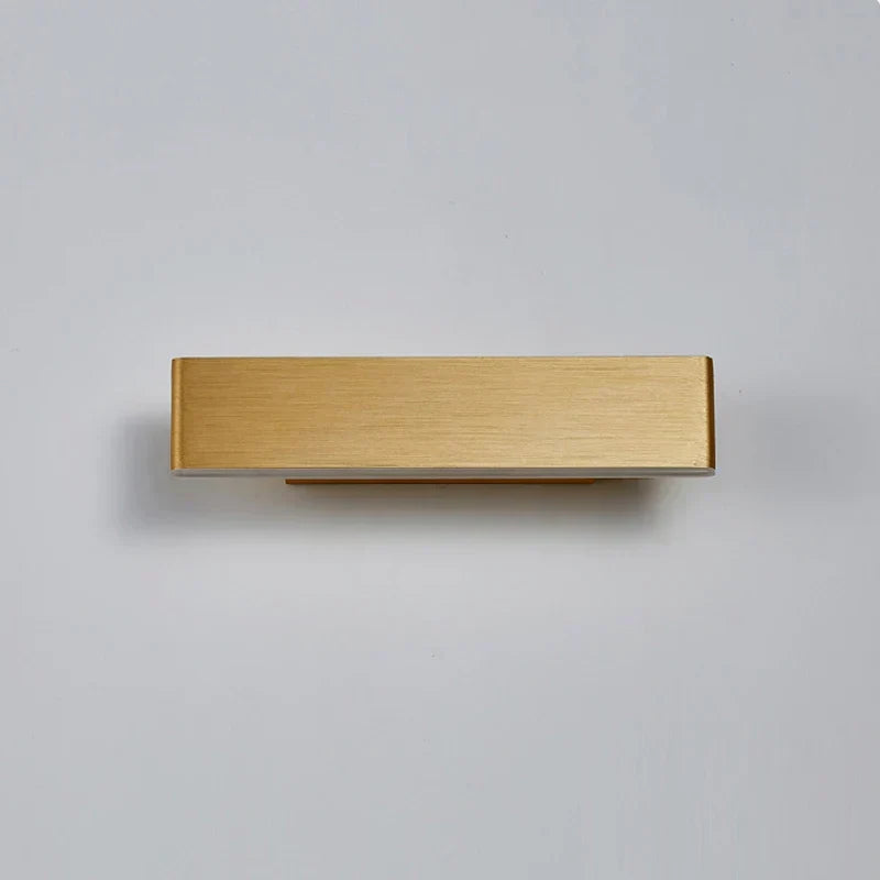 Applique murale LED orientable en métal brossé, tête rotative