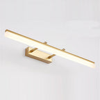 Applique LED salle de bain étanche IP65, 40 ou 50 cm, doré