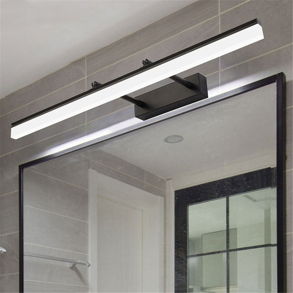 Applique LED salle de bain étanche IP65, 40 ou 50 cm, noir