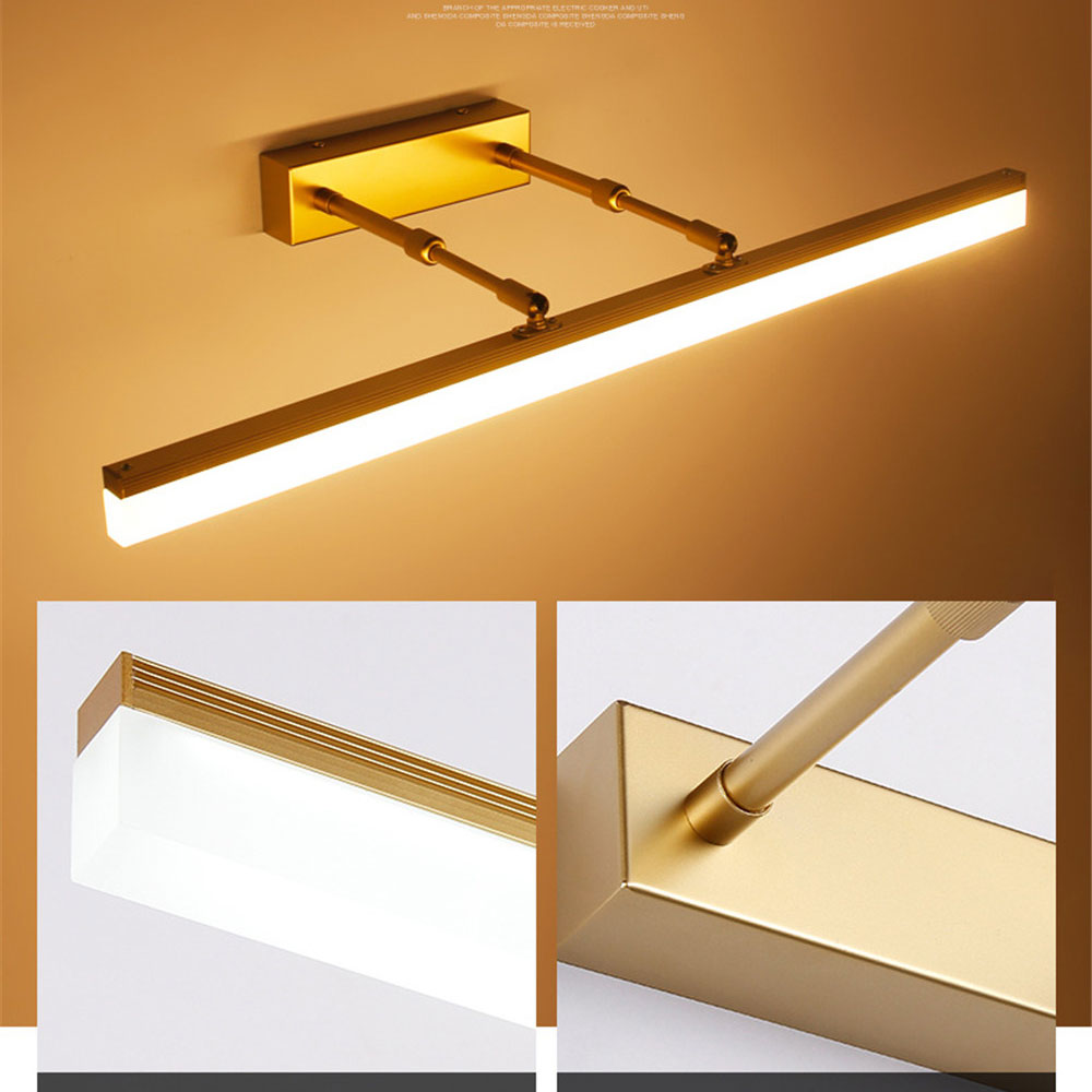 Applique LED salle de bain étanche IP65, 40 ou 50 cm