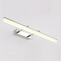 Applique LED salle de bain étanche IP65, 40 ou 50 cm, argenté